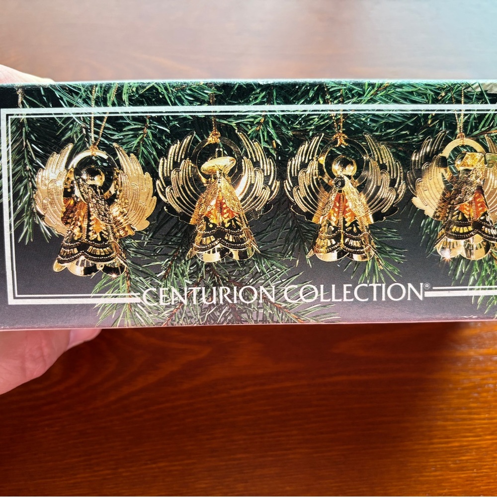 Centurion Angel Ornaments Vintage Brass Filigree Christmas Holiday Decor
